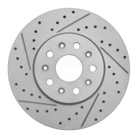 Dynamic Friction Co DFC Geoperformance Rotor - Drilled and Slotted 830-46038L