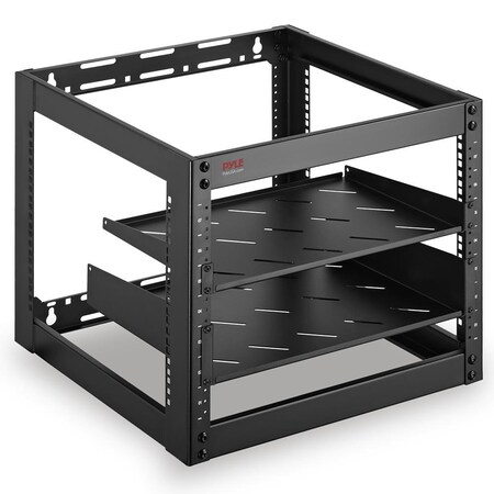 Pyle 10U Advanced Open Frame Server Rack PLRS10UW