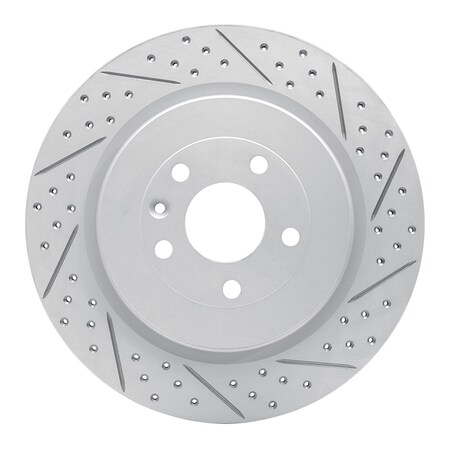Dynamic Friction Co DFC Geoperformance Rotor - Drilled and Slotted 830-54222R