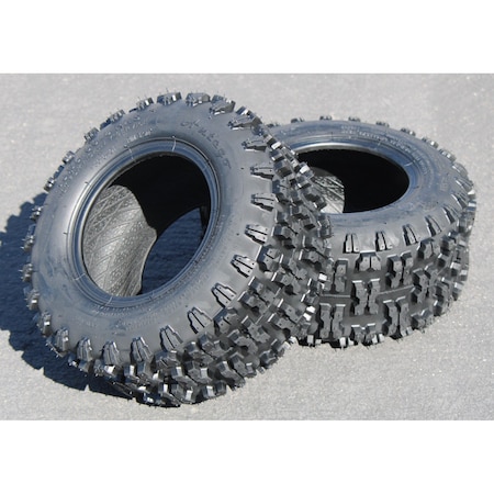 Antego 13x5.00-6 Non-Directional Snow Tires Set of 2 - Tailored for Superior Winter Grip, 2PK T5302135006