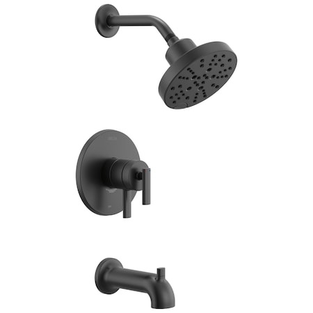 Delta Altado Monitor 17 Series Tub & Shower Trim In Matte Black T17442-BL