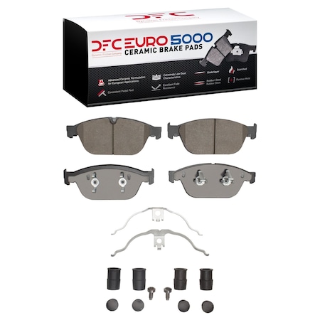 Dfc 5000 Euro Ceramic Disc Brake Pad Set,  1600-1546-01
