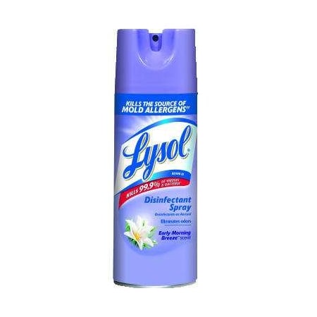 Reckitt Benckiser 12.5 oz Aerosol Disinfectant Spray Early Morning Breeze 80833