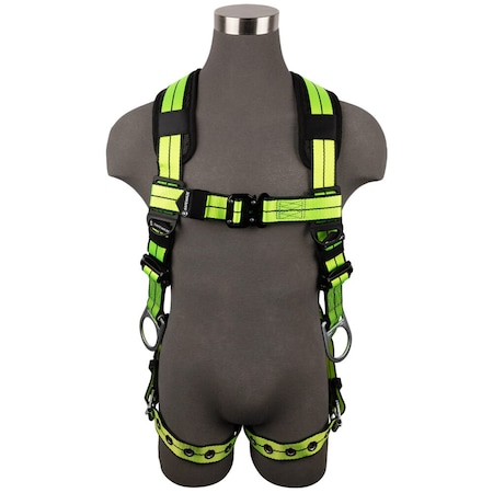 Safewaze PRO Plus Full Body Harness 3D, QC Chest, TB Legs 3X FS-FLEX285-3X