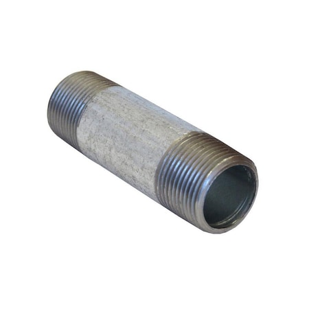 Anvil Nipple Beck 3/4in MNPT Galvanized Steel 1.5in L Galvanized 8700150355