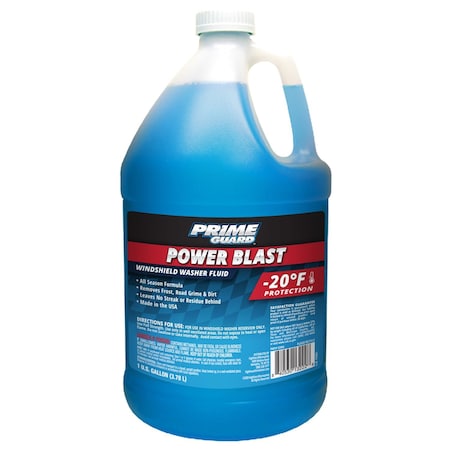 Prime Guard Prime Guard -20 Degree F Power Blast Blue Wash Windshield Washer Fluid - Gallon PRIM92006