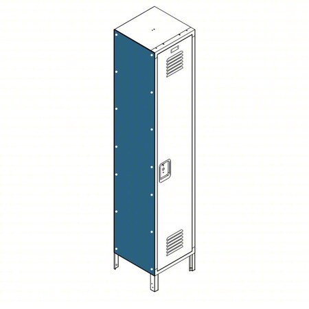 Lyon Locker Painted Side Panel X6LECPSF72P12-1