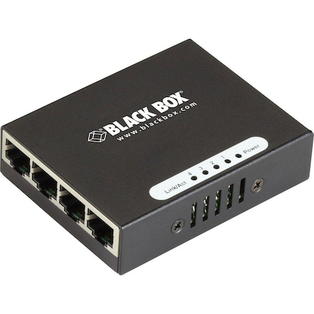 Black Box BLACK BOX Ethernet Switch 4-Port Gigabit Unmanaged 4PT LGB304A
