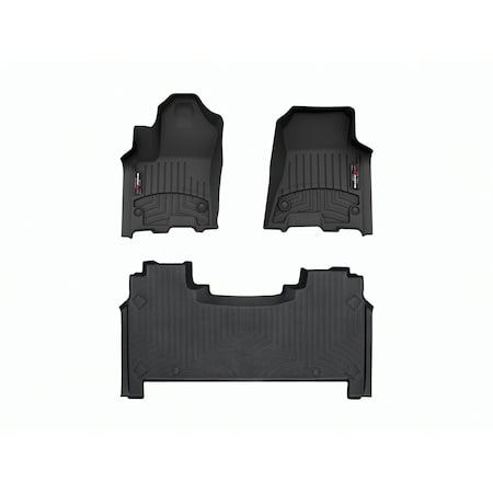 Weathertech Black, Front and Rear Floorliners 4418771-4414283