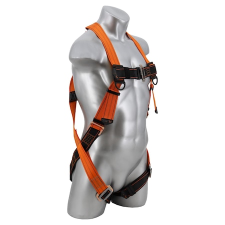 Malta Dynamics Warthog Side D-Ring Full Body Harness, L/XL, 130-310 lb, Pass-Through Chest/ Side D-Ring B2000