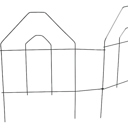 Best Garden 8 Ft. Green Galvanized Wire Folding Fence 701033