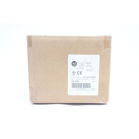 Allen Bradley VOLTAGE TRANSFORMER 80VA 480V-AC 120V-AC 1497-BD80