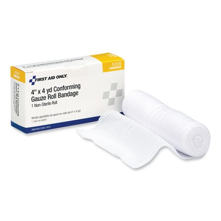 Physicianscare First Aid Conforming Gauze Bandage, 4" wide 51018-001