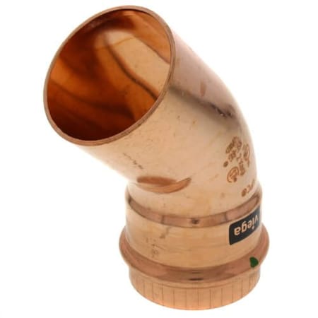 Viega ProPress 45 street elbow P 2 FTG CTS 2 copper 77073
