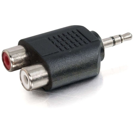 C2G 3.5MM STEREO MALE TO DUAL RCA FEMALE ADAPTER 40645