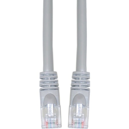 Cable Wholesale Cat6 Gray Copper Ethernet Crossover Cable, Snagless/Molded Boot, 10 foot 10X8-33110