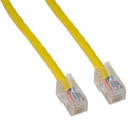 Sanoxy 10ft Cat5e 350 MHz UTP Assembled Ethernet Network Patch Cable, Yellow SNX-CBL-LDR-C5102-9010
