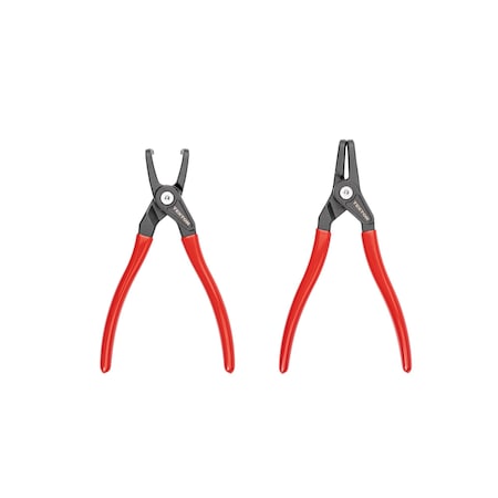 Tekton 9 Inch 90-Degree Internal and External Retaining Ring Pliers Set, 2-Piece, 0.090 in. Tips PRR90019