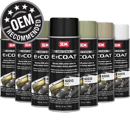 Sem EZ Coat Metal Coating, 16 oz Aerosol Can, Field Drab, 13 sq-ft/Can Coverage 62283
