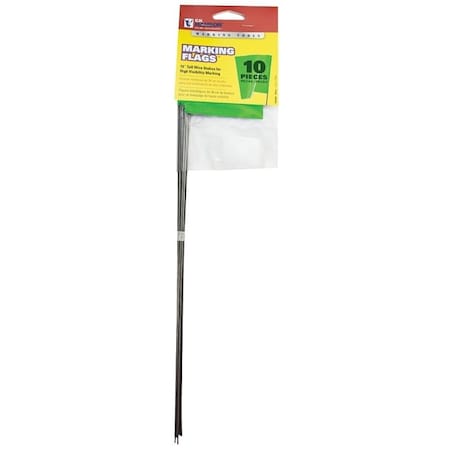 C.H. Hanson Stake Flag, 15 in L, Lime, PVC 15067