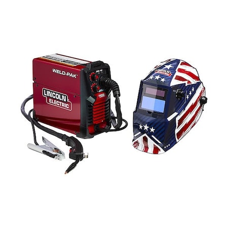 Lincoln Electric Welder Kit Machine & Accessories, 120v K5387-8