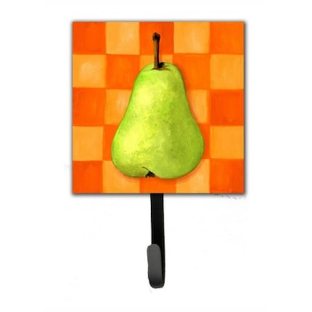 Carolines Treasures Pear in Orange by Ute Nuhn Leash or Key Holder WHW0117SH4