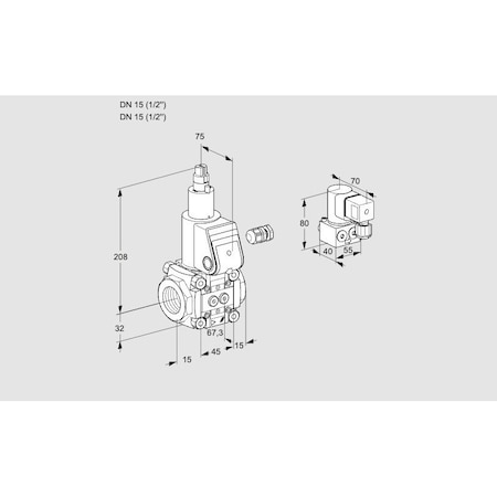 Honeywell Kromschroder VAS115R/LW KS88019698