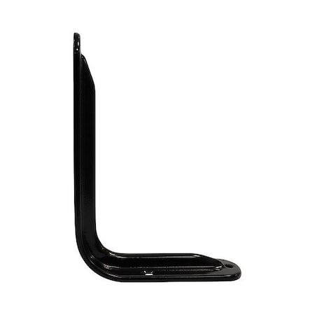 Zoro Select Shelf Bracket, Black, 125 lb cap. 913WM4