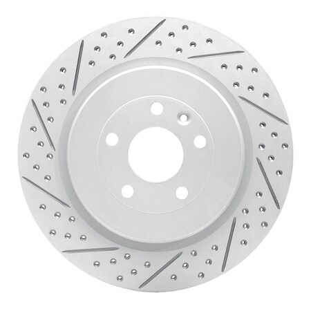 Dynamic Friction Co DFC Geoperformance Rotor - Drilled and Slotted 830-54222L