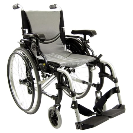 Karman Healthcare Ergonomic Wheelchair-Pearl Silver S-Ergo305Q18SS