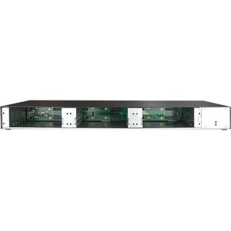 Black Box BLACK BOX Modular KVM Extender Housing Chassis - (2) Rear-Mounted Internal PSUs, 6-Slot, Maritime ACXMODH6BPAC-R2-SHIP