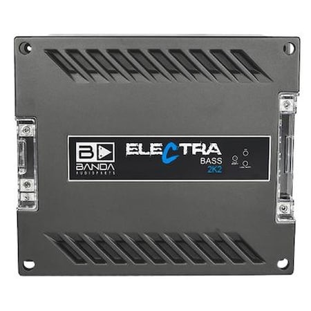 Banda Electra 2000 Watt 2 Ohm Car Audio Single Channel High Power Amplifier 2K2OHM