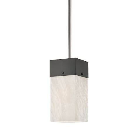 Hudson Valley Lighting Times Square 1 Light Pendant 6.25 In. Black Nickel 3806-BLNK