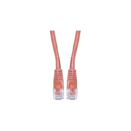 Cable Wholesale Cat5e Orange Copper Ethernet Crossover Cable, Snagless/Molded Boot, 5 foot 10X6-33305