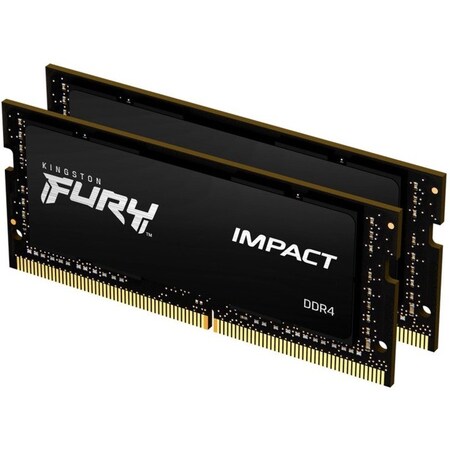 Kingston 64GB 2666MHZ DDR4 CL16 SODIMM KIT OF 2 FURY IMPACT KF426S16IBK2/64