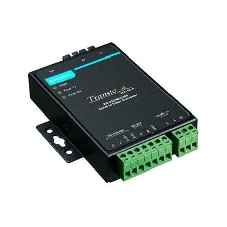 Moxa Rs-232/422/485 To Fiber Optic Converter. Sc Multi-Mode, -40 To 75°C TCF-142-M-SC-T