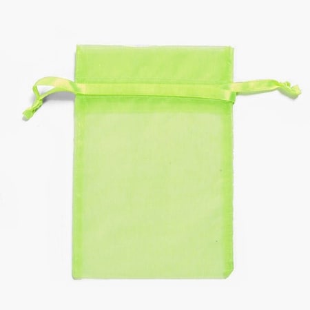 Nashville Wraps Citrus Green Organza Favor Bags, 4x6, 10PK B00138