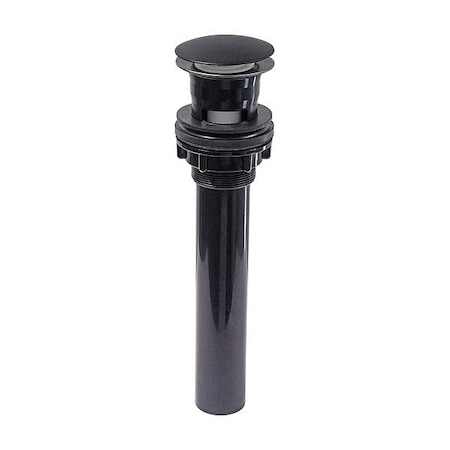 Kissler Sink Drain, Black, 9 in H, 2 in Dia 08-0323
