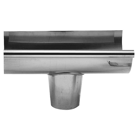 Amerimax Home Products Gutter, Half-Round, Steel, Galvanized DE2653