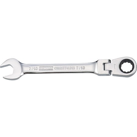 Dewalt Flex Ratcheting Combination Wrench, 7/16 DWMT75212OSP