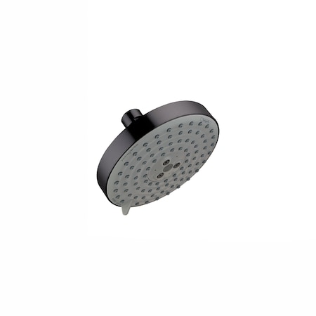 Hansgrohe Raindance S Showerhead 150 3-Jet, 2.5 GPM in Brushed Black Chrome 27495341