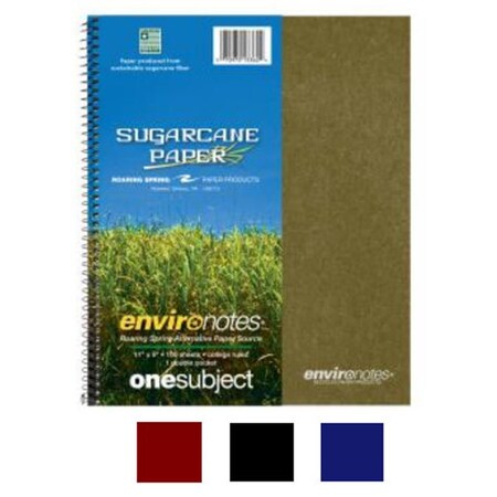 Roaring Spring Paper Products Earthtones One Subject Sugarcane Notebook, 24PK 13362