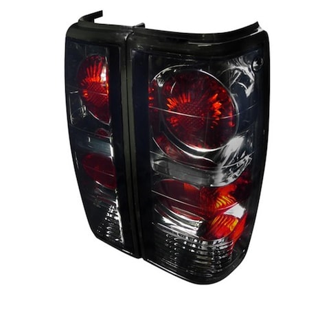 Overtime Euro Tail Lights Smoke for 82 to 93 Chevrolet S10, 6 x 10 x 18 in. OV2654311