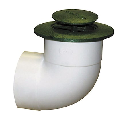 Nds 422G 4 in. Pop Up Drainage Emitter with Elbow Green 4314118