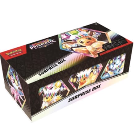 Pokemon Prismatic Evolutions Surprise Box Trading Cards 100-10096