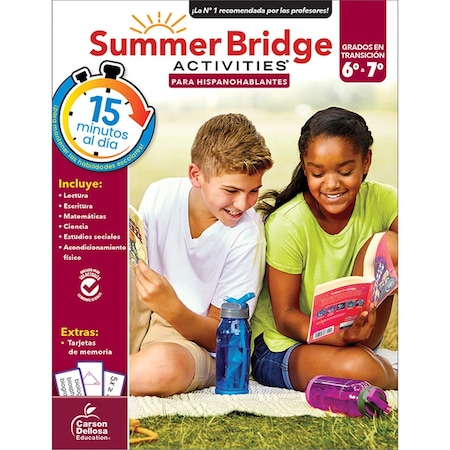Carson Dellosa Summer Bridge Activities Spanish, Multi Color - Grade 6-7 CD-705439