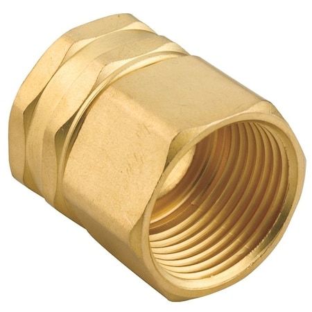 Gilmour Hose Adapter, 12 x 34 in, FNPT x FNH, Brass, For Garden Hose 805574-1001