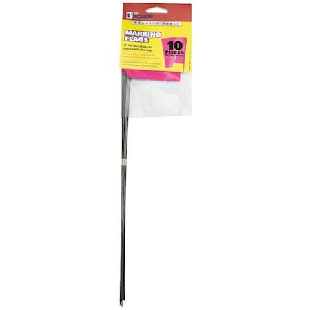 C.H. Hanson Stake Flag, 15 in L, Pink, PVC 15066
