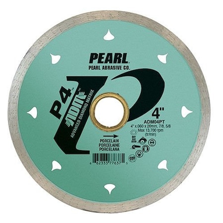 Pearl P4 Porcelain Reactor Blade 4 in., .060 x 20mm, 5/8 in. , 7/8 in. ADM04PT