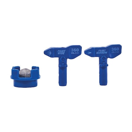 Graco Airless Spray Gun Tip, 0.014", Blue 18F520